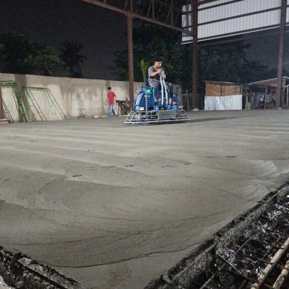 Dokumentasi Pengecoran Lapangan Padel Bintaro