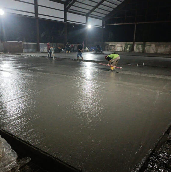 Dokumentasi Pengecoran Lapangan Padel Bintaro