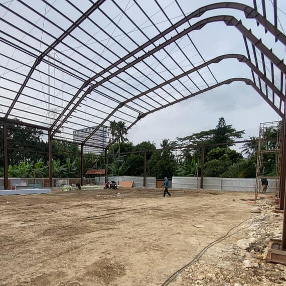 Dokumentasi Pembangunan Lapangan Padel Bintaro