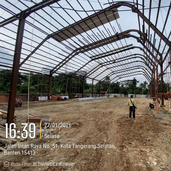 Dokumentasi Pembangunan Lapangan Padel Bintaro