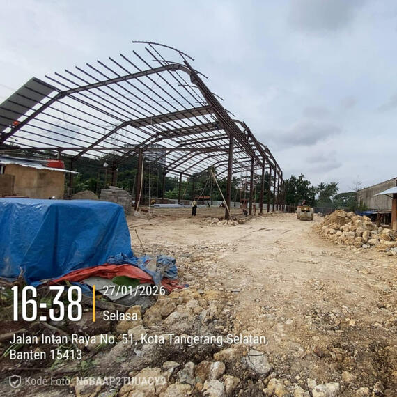 Dokumentasi Pembangunan Lapangan Padel Bintaro