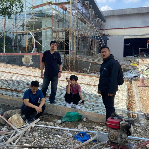 Dokumentasi Renovasi Gedung Showroom BYD Harmony Ciputat